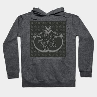 Grey abstract pattern Hoodie